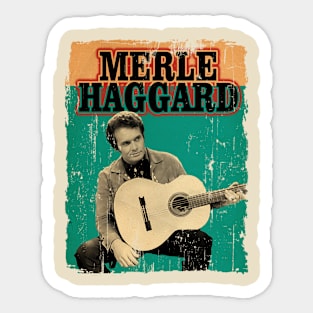 The merle haggard - Artdrawing Sticker